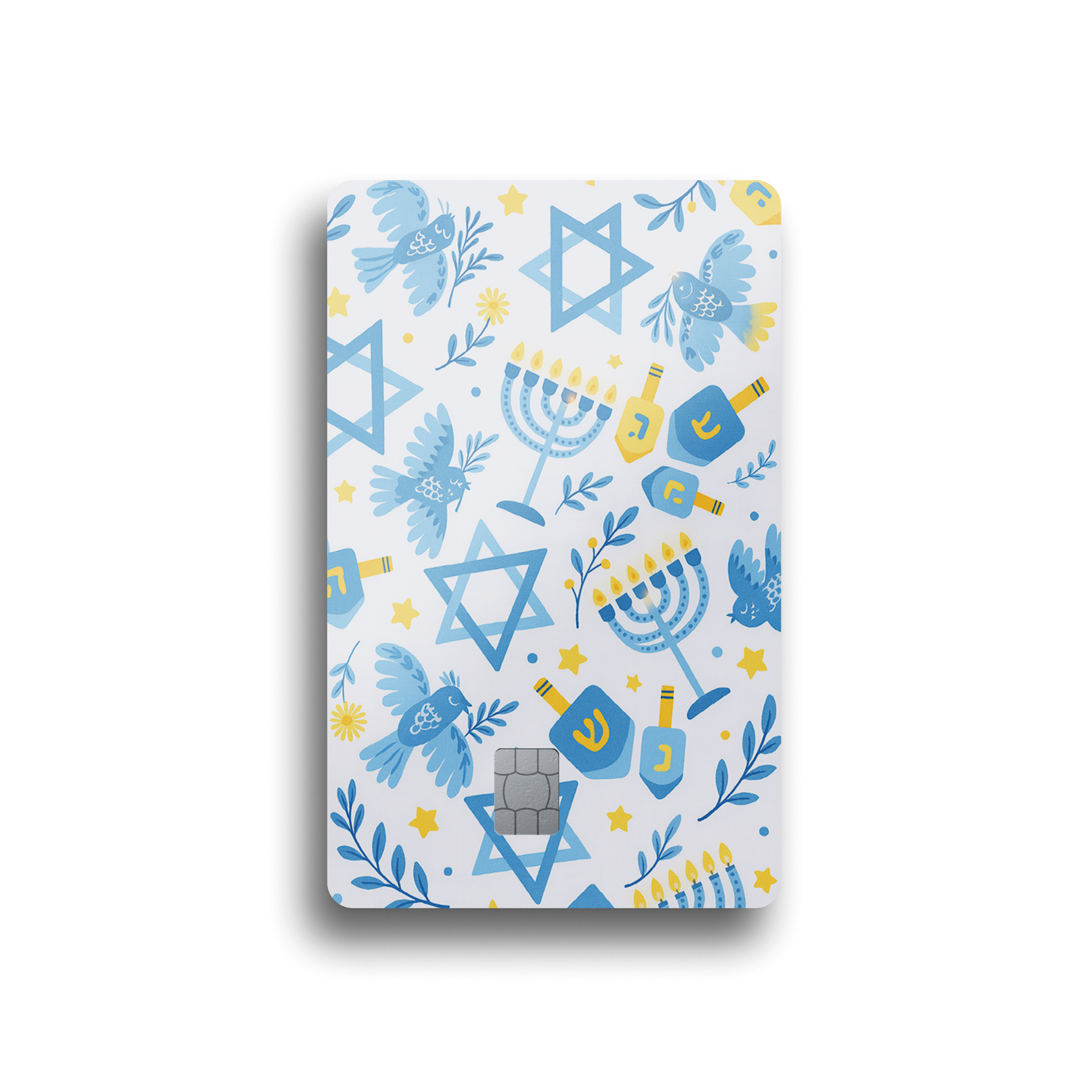 Hanukkah Peace Dove Card Skin